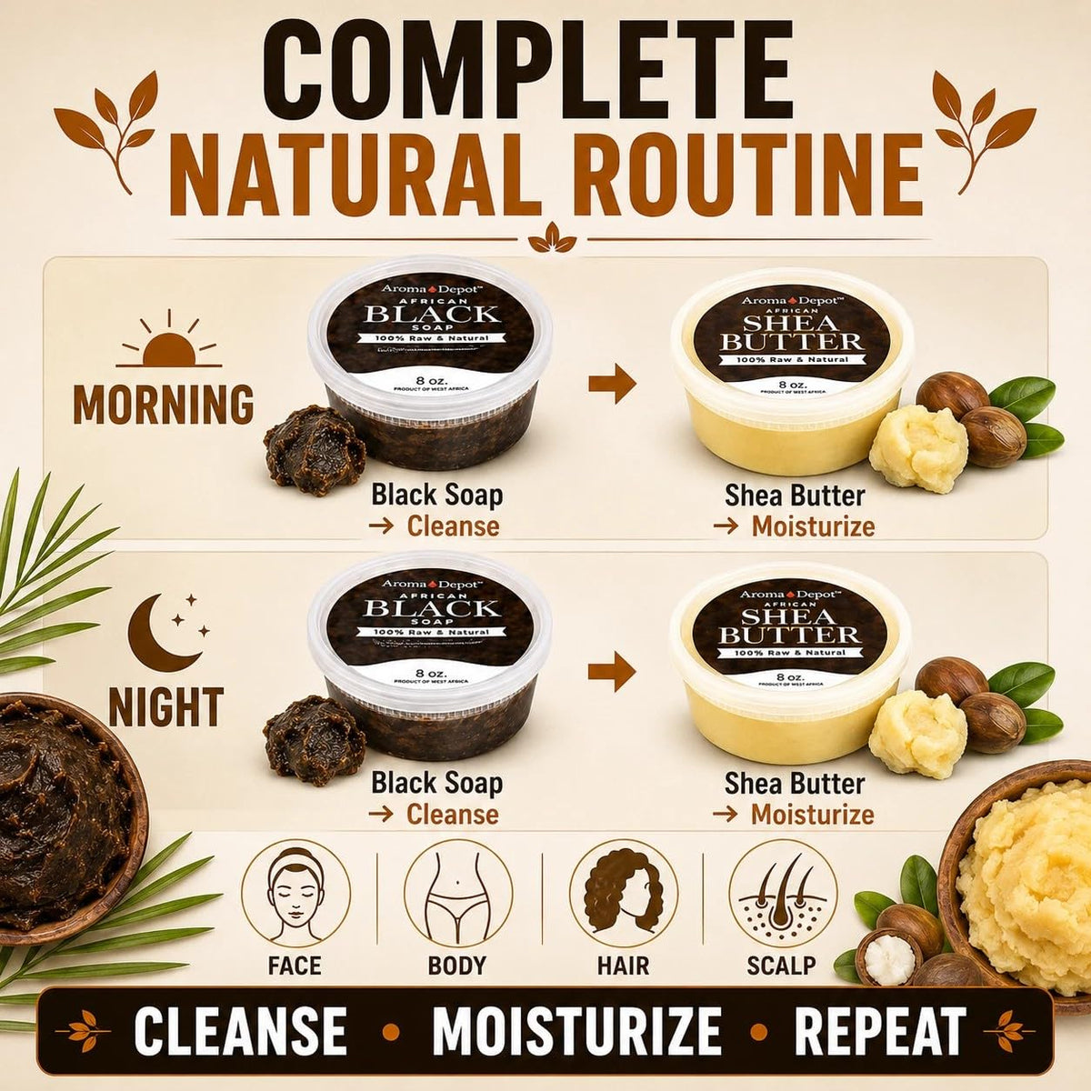 African Black Soap Paste 16 Oz 100% Natural Raw Soap for Acne, Eczema, Psoriasis, and Dry Skin Scar Removal Face and Body Wash. Handmade Imported from Ghana